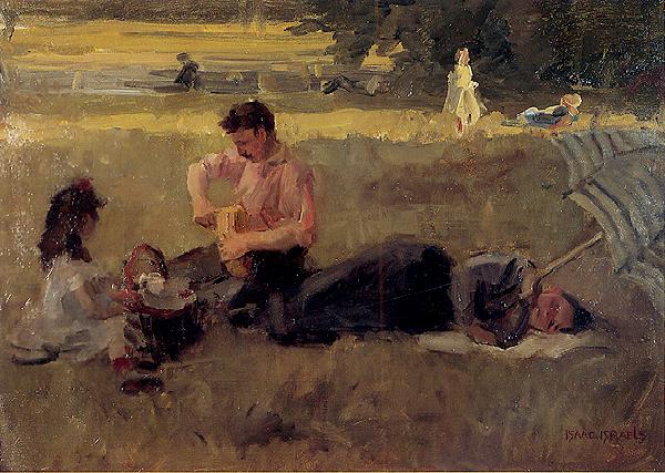 Isaac Israels Bois de Boulogne Germany oil painting art